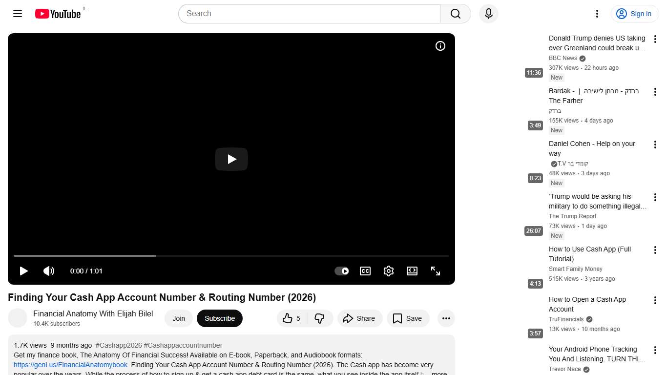 Finding Your Cash App Account Number & Routing Number (2026) - YouTube